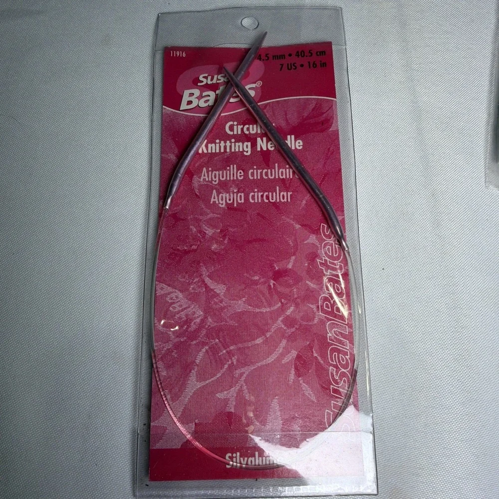 Susan Bates Quicksilver & Silvalume Circular & Straight Knitting Needles Lot